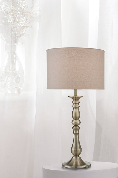 Georgie Table Lamp - Antique Brass