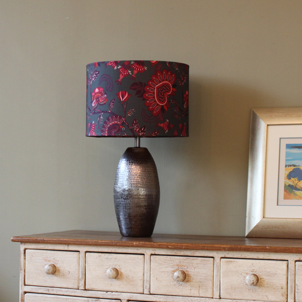 Paisley Darsha Metal Table Lamp