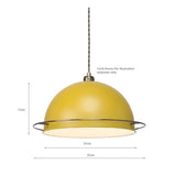 Bauhaus Pendant Shade - Ochre