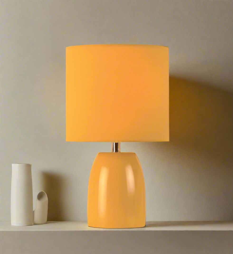 Opal Table Lamp - Ochre Yellow