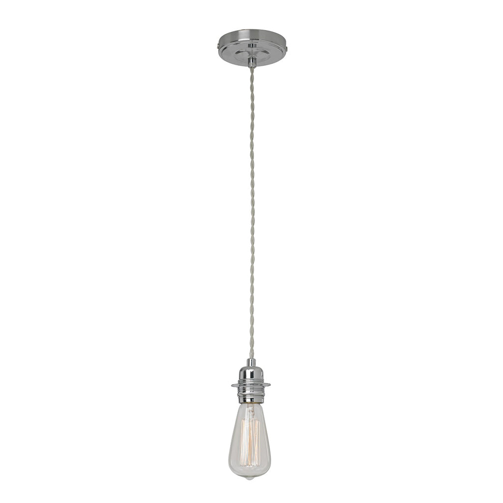 Pendant Fitting Suspension Set - Chrome