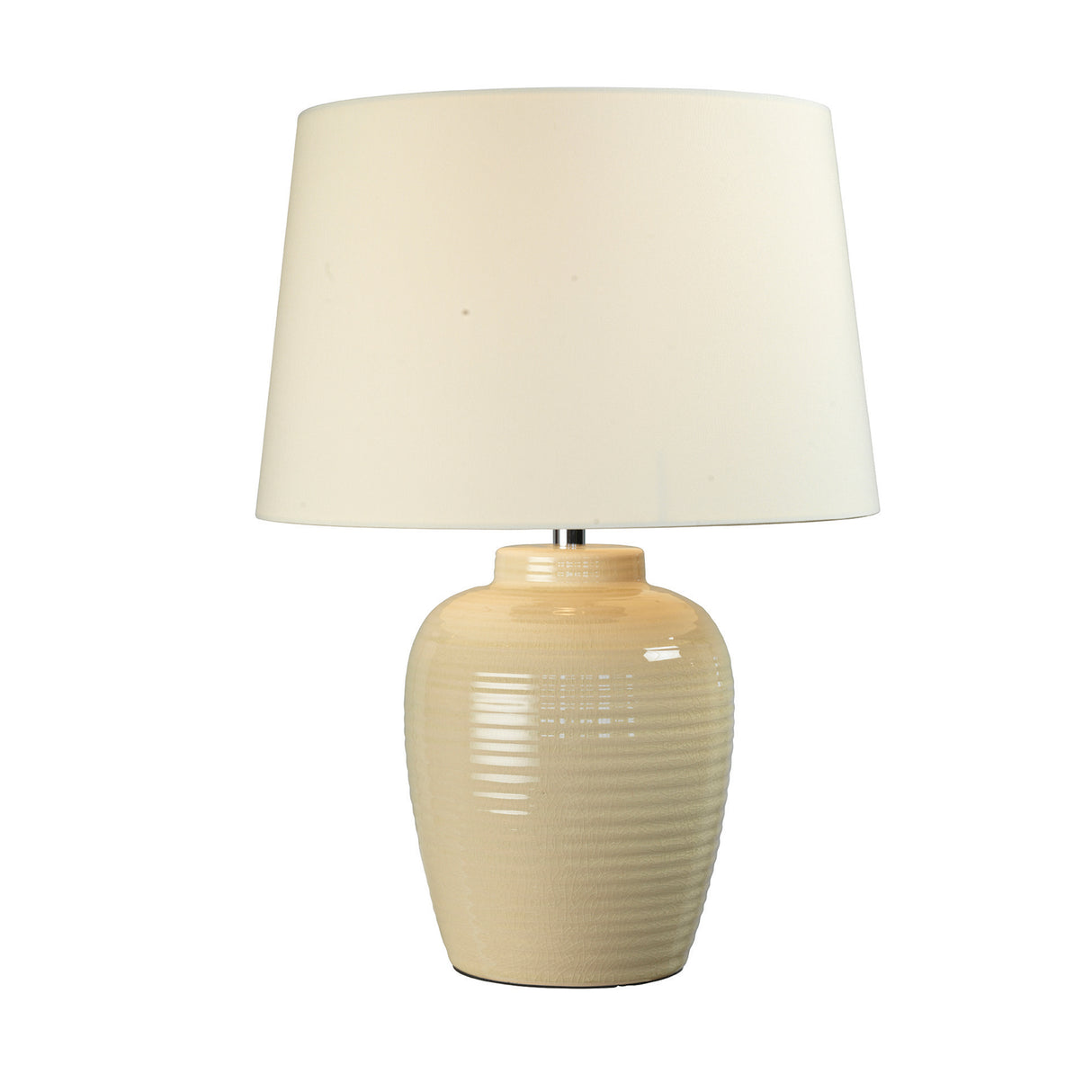 Lume Barrel Table Lamp - Cream