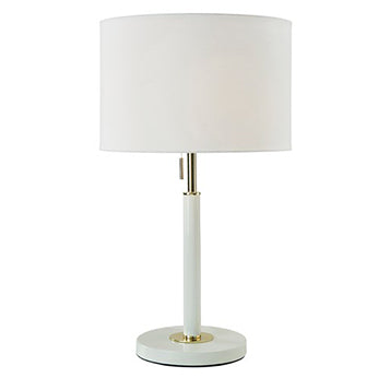 Madaline Table Lamp - Ivory | Gold