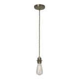 Pendant Fitting Suspension Set - Antique Brass