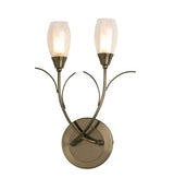 Iris Wall Light Fitting - Antique Brass