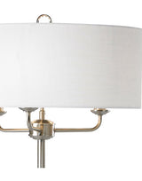 Grantham Floor Lamp - Satin Nickel