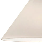 12" Cream Linen Cone Lampshade