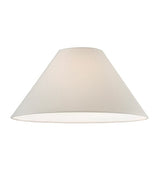 12" Cream Linen Cone Lampshade