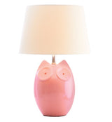 Hector Owl Table Lamp - Pink