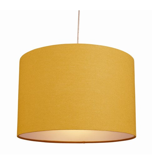 12" Raj Cylinder Pendant Shade - Ochre