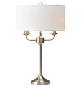 Grantham Table Lamp - Satin Nickel