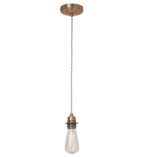 Pendant Fitting Suspension Set - Brushed Copper