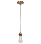 Pendant Fitting Suspension Set - Brushed Copper