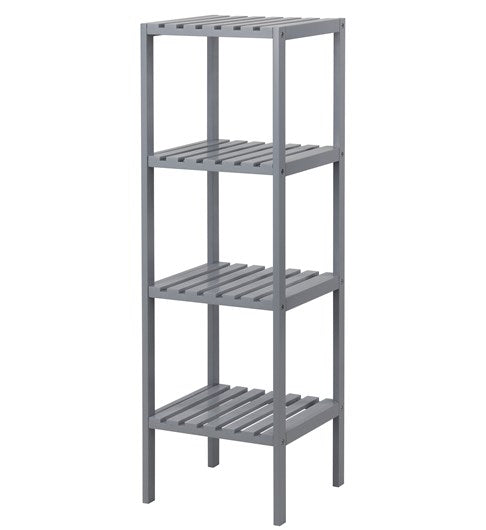 Edgeworth 4 Tier Shelving Unit - Grey