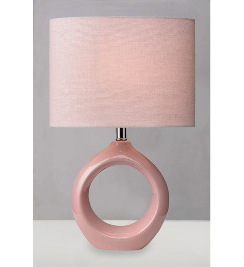 Isla Table Lamp - Blush Pink