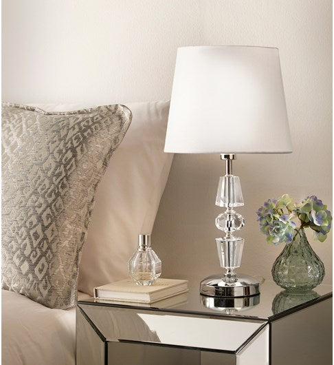 James Crystal Table Lamp