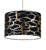 Keira Pendant Shade Navy | Gold