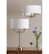 Grantham 3 Light Ceiling Fitting - Antique Brass