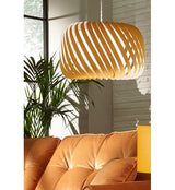 Ribbon Pendant Shade Ochre