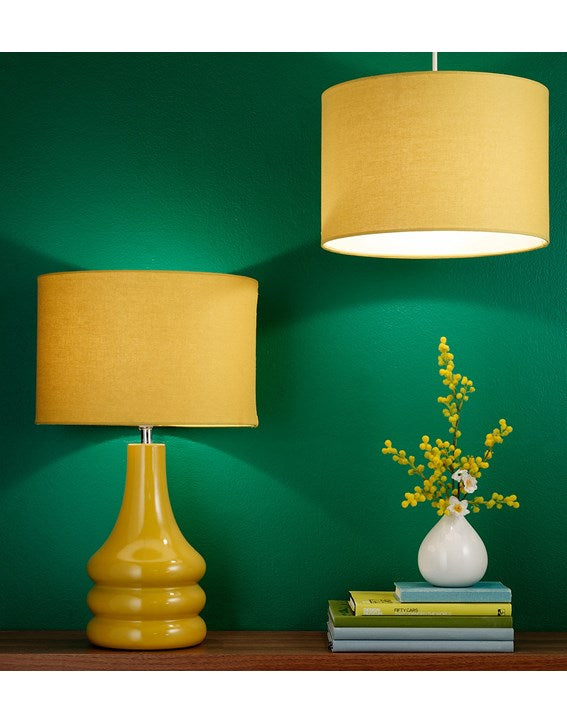 Raj Table Lamp - Ochre