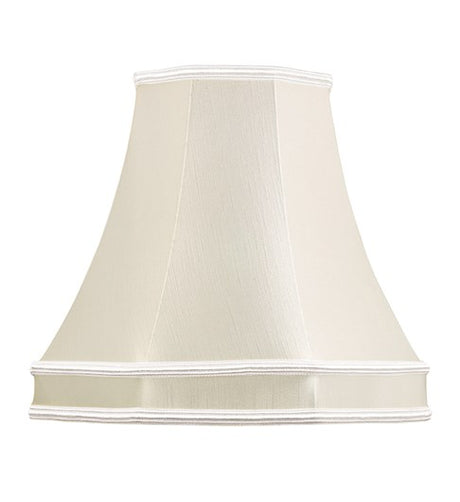 10" Cream Lined Octagonal Shade