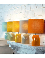 Opal Table Lamp - Burnt Orange