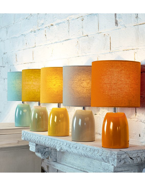 Opal Table Lamp - Ochre Yellow