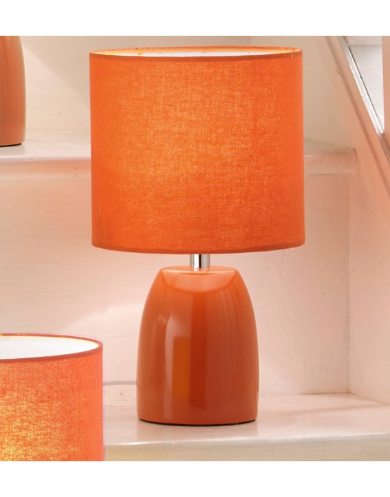 Opal Table Lamp - Burnt Orange