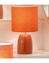 Opal Table Lamp - Burnt Orange