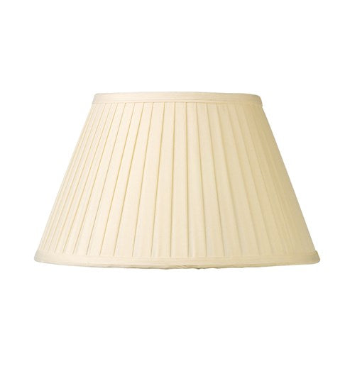 10" Cream Knife Pleated Tapered Shade