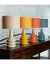 Raj Table Lamp - Putty Beige