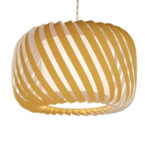 Ribbon Pendant Shade Ochre