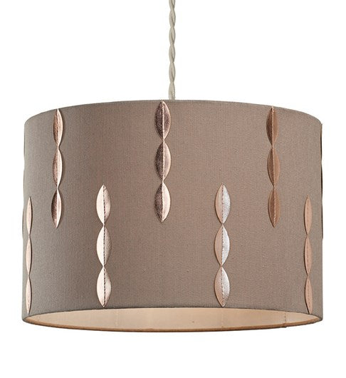 Louie Pendant Shade - Beige | Copper