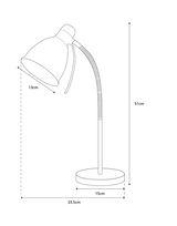 Sven Desk Lamp - Grey