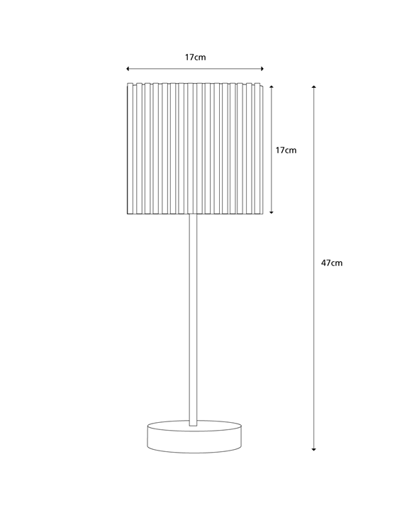 Wilson Table Lamp - Cream