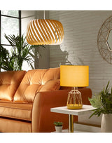 Ribbon Pendant Shade Ochre